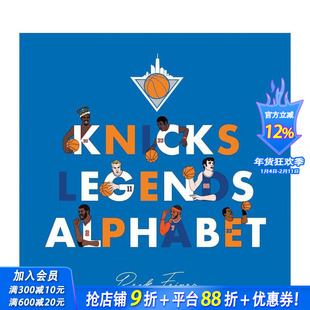 【预售】尼克斯传奇字母表 Knicks Legends Alphabet 原版英文运动 正版进口图书