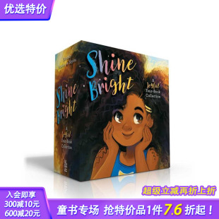 Ours 闪亮登场 Shine 集 Boxed Bloom; 原版 Glow; 盒装 Curls; Set 英语阅读拓展进口童书 英文儿童章节故事书 Bright 预售