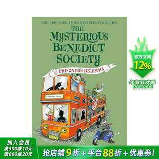 【预售】神秘的本笃会 囚徒困境 The Mysterious Benedict Society and the Prisoner's Dilemma英文小说故事英语拓展阅读进口书