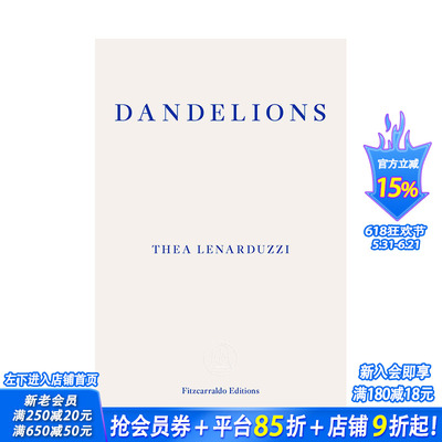 【预售】英文原版 蒲公英 Dandelions 英文散文 正版进口书籍 善优图书