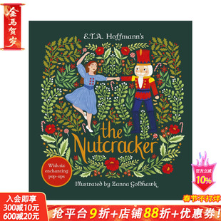【预售】立体书:胡桃夹子 The Nutcracker: An Enchanting Pop-up Classic (Gilded Fairytales) 原版英文儿童立体 进口童书