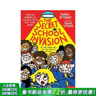 The 预售 and Secret 英文儿童桥梁章节书 12秘密校园入侵事件 Invasion 伊兹和朋友们 英语拓展阅读 Izzy School Friends