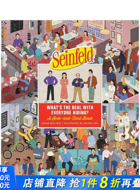 【预售】宋飞正传：寻找剧中的角色 Seinfeld: What's the Deal with Everyone Hiding? NBC剧集 周边图书 原版英文正版进口书