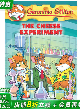 【现货】【老鼠记者】63：奶酪实验 英文儿童书适合6-12岁GERONIMO STILTON 63: THE CHEESE EXPERIMENT 【善优童书】