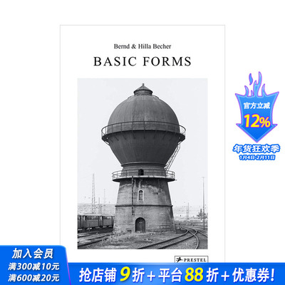 【预售】工业建筑黑白摄影Bernd & Hilla Becher: Basic Forms基