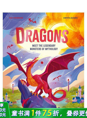 【预售】【神话终结者】巨龙传奇：邂逅神话世界的亘古魔物 【Myth Busters】Dragons 英文儿童插画科普绘本 进口童书