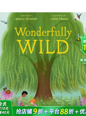 【预售】狂野之美 Wonderfully Wild 英文儿童插画科普绘本 进口童书