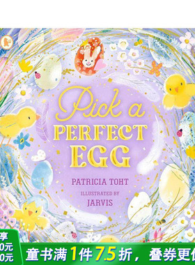 【预售】【英国插画师Jarvis】挑个完美复活节彩蛋（平装） Pick a Perfect Egg 英文儿童插画故事绘本 进口童书