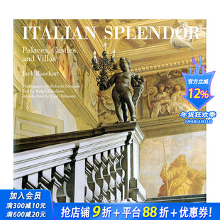 【预售】Italian Splendor: Palaces, Castles and Villas,意大利的辉煌:宫殿、城堡和别墅英文工业产品设计 正版进口书籍画册