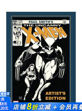 【预售】保罗·史密斯《非凡X战警》艺术家版 Paul Smith's Uncanny X-Men Artist's Edition 原版英文漫画书 正版进口书