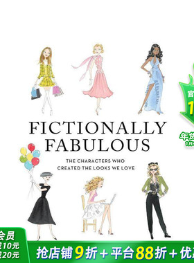 【现货】 Fictionally Fabulous，杜撰地令人难以置信的 英文原版图书籍进口正版 Anne Keenan Higgins 儿童绘本-人物传记