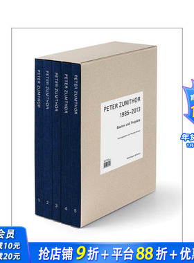 【预售】彼得?卒姆托（1985–2013） Peter Zumthor 1985-2013 原版英文建筑设计 正版进口书