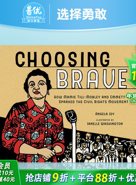 【现货】【2023凯迪克奖银奖】选择勇敢 Choosing Brave 精装艺术插画绘本 英文原版儿童进口图书 善优童书