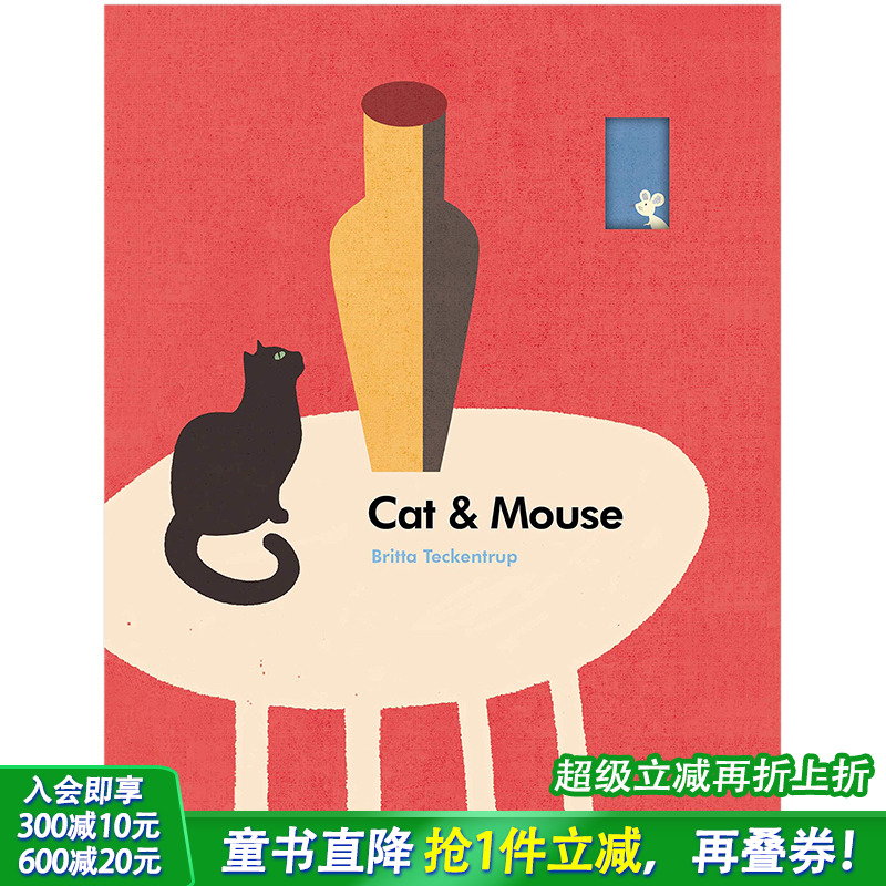 【预售】Cat and Mouse 猫和老鼠 英文原版儿童绘本 纸板书 0-3岁 PRESTEL出版【善优童书】