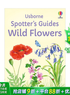 【现货】【自然观察者插图指南】野花 【Spotter's Guides】Wild Flowers 自然科普 英文儿童插画科普故事绘本 进口童书