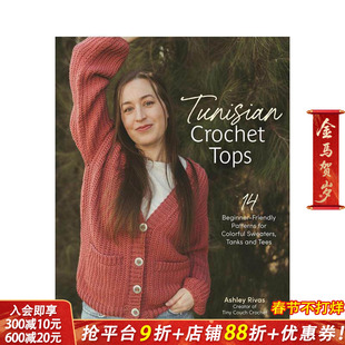 【预售】（预计1月出版）突尼斯钩针上衣 Tunisian Crochet s 原版英文手工制作 正版进口书