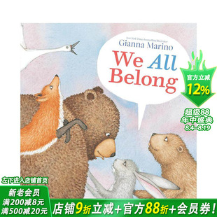 【现货】我们同属一个家 We All Belong 英文儿童插画故事绘本 进口童书