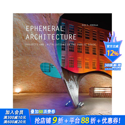 【预售】临时建筑：公共空间中的项目和装置 Ephemeral Architecture 原版英文建筑设计 正版进口书