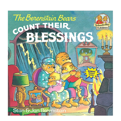 【预售】英文原版贝伦斯坦熊数着他们的祝福 The Berenstain Bears Count Their Blessings 儿童英语绘本图画书进口图书善优