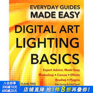 Lighting 书籍进口正版 现货 Art Paul 生活综合 Carney Basics Digital Miller Aaron 数字艺术照明基础 Tysall Rob