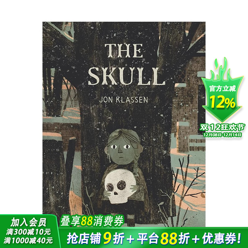 【现货】 英文原版 骷髅头：蒂罗尔民间传说 【Jon Klassen】The Skull: A Tyrolean Folktale 精装 儿童英语艺术插画绘本
