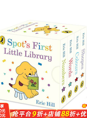 【预售】小波启蒙小书库 Spot's First Little Library 英文儿童插画故事绘本 进口童书