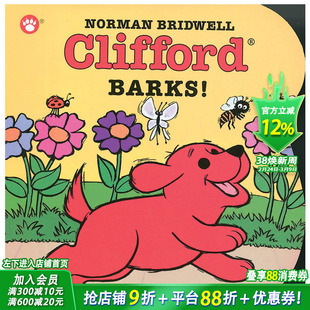 【现货】CLIFFORD BARKS! 【大红狗克利弗德】吠吼! 英文儿童书适合3-6岁【善优童书】