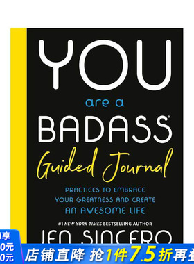 【预售】You Are a Badass? 指导日记：拥抱你的伟大并创造…的实践 Practices to Embrace Your Greatness 英文生活 正版进口书