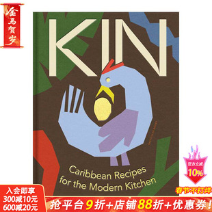 【现货】金 Kin 加勒比海地区美食菜谱 原版英文餐饮生活美食 正版进口书