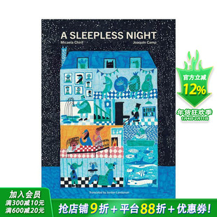 【现货】【阿根廷插画师Joaquín Camp】无眠之夜 A Sleepless Night 英文儿童插画故事绘本 进口童书