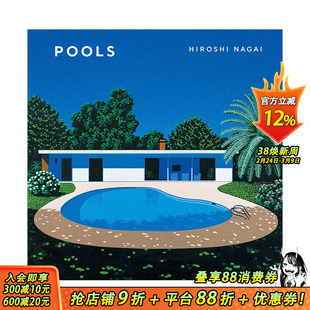 【预售】永井博作品集：POOLS 插画大师泳池主题插画集 復刊ドットコム出版 日文原版进口艺术绘画画册