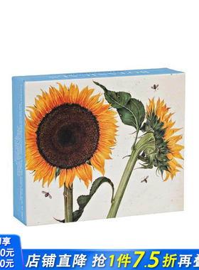 【预售】【明信片】植物速记 磁吸扣盖信笺盒套装 Botanicals QuickNotes 艺术文创周边