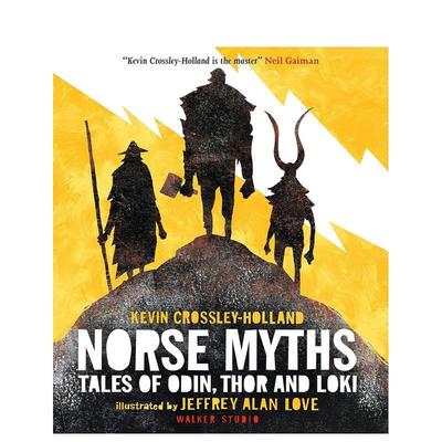 【现货】北欧神话：奥丁、托尔和洛基的故事 Norse Myths: Tales of Odin， Thor and Loki 12岁+英文故事小说 英语阅读拓展进口书