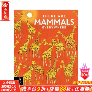 【预售】随处可见的哺乳类动物(平装)【Britta Teckentrup Everywhere】There are Mammals Everywhere 英文儿童插画故事绘本书