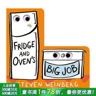 The Books 现货 冰箱和烤箱 Job 英语早教进口书 Big 任务 and Fridge Jobs 英文儿童趣味互动绘本 Oven