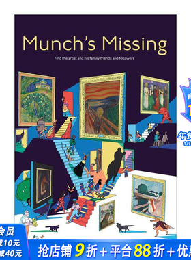 【现货】蒙克失踪了！ 找找乐 Munch's Missing! 原版英文艺术画册画集 正版进口书