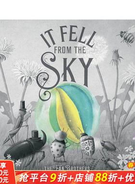 【现货】It Fell From The Sky，从天而降 艺术绘本 关于贪婪和分享 品格培养 3-6岁  英文儿童原版正版进口图书书籍