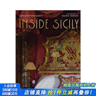 英文室内设计装 进口书 走进西西里：穿越时空 正版 白莲花度假村取景地 饰 Sicily Inside 岛居美学 预售