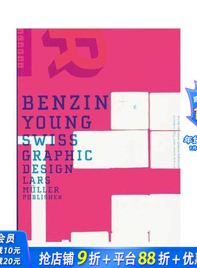 【预售】瑞士新锐平面设计 Benzin - Young Swiss Graphic Design 原版英文字体图案标志设计 正版进口书