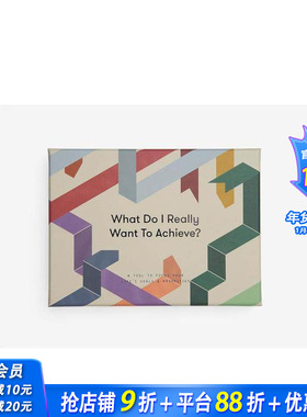 【预售】【卡牌】我真正想要实现什么？：一款帮助你聚焦人生目标和优先事项的工具卡What Do I Really Want To Achieve?进口文创