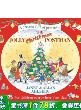 【预售】快乐的圣诞邮递员 The Jolly Christmas Postman 英文儿童插画故事绘本 进口童书
