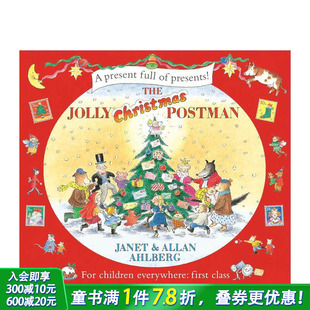 圣诞邮递员 The 英文儿童插画故事绘本 预售 进口童书 Postman 快乐 Christmas Jolly