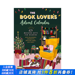 Book Gifts 预售 Lover The 图书爱好者 for Bookish Readers Calendar 倒数日历 日历 艺术创意进口文创 Advent