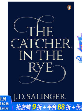 【现货】The Catcher in the Rye，麦田捕手 麦田里的守望者 J.D.Salinger塞林格作品  英文原版