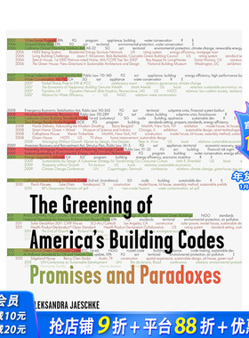 【预售】美国建筑法规的绿色化： 承诺与悖论The Greening of America's Building Codes 建筑设计 英文原版正版进口书籍 善优图书