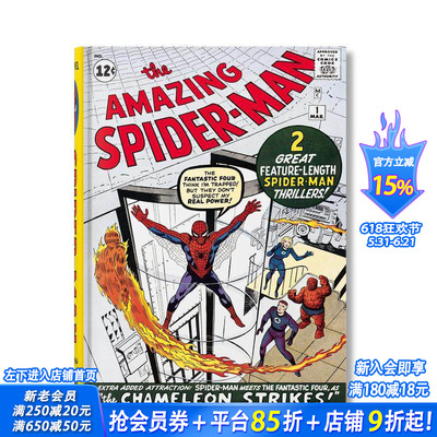 【预售】【TASCHEN】漫威漫画图书馆：蜘蛛侠 1962–19  【Bibliotheca Universalis】Marvel Comics Library.英文漫画正版进口书