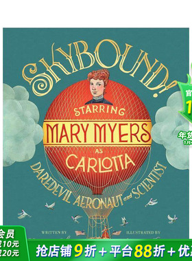 【预售】天空之境 Skybound 英文儿童插画故事绘本 进口童书