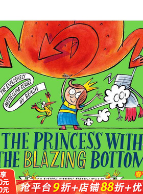 【预售】燃烧的波哈公主 Princess With The Blazing Boha 英文儿童插画故事科普绘本 进口童书