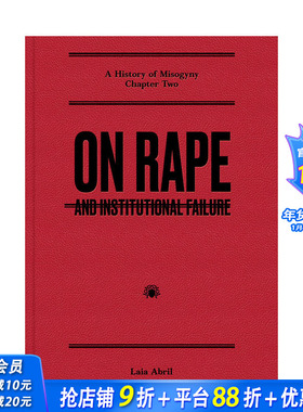 【预售】英文原版 关于强暴：以及制度失败 On Rape: and Institutional Failure 纪实摄影 正版进口书籍艺术画册 善优图书