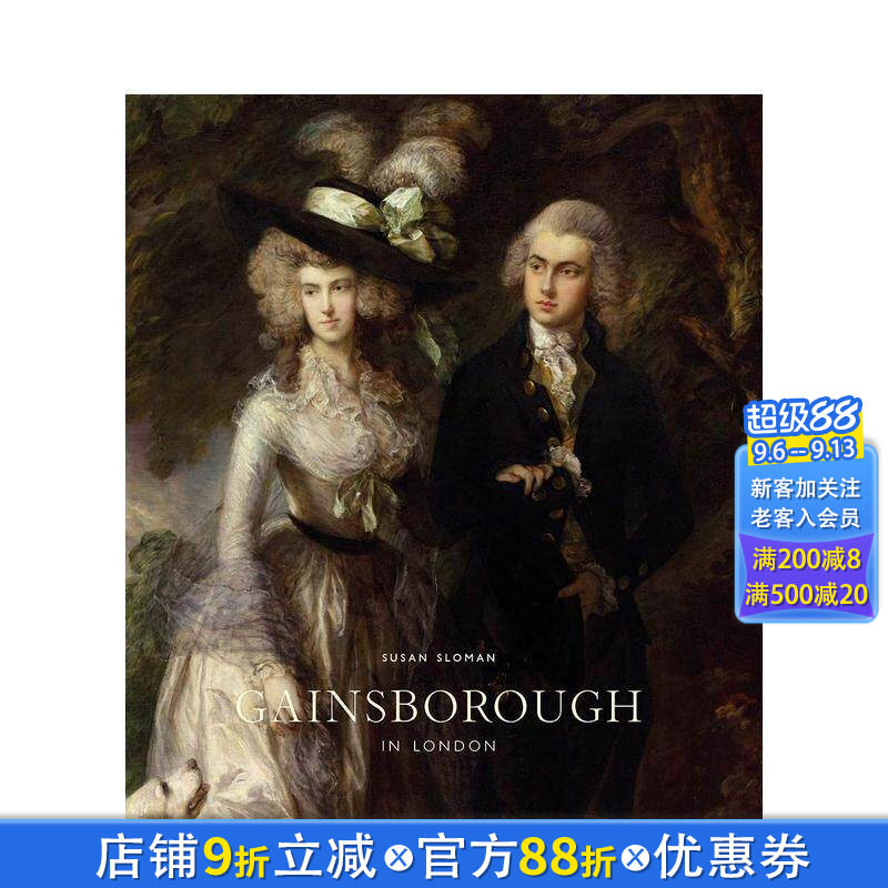 【现货】英国肖像画家托马斯•庚斯伯勒Thomas Gainsborough in London 盖恩斯伯勒在伦敦 艺术美术画册作品集 英文原版